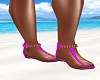 Magenta Beach Sandals