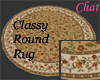 c]Classy Round Rug 