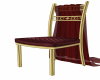 silla deco oro rojo