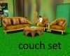 golden couch set