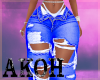 $^ Blue Baggy Jeans