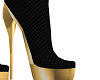 black/gold boot