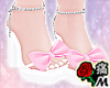 蝶 White Bow Heels