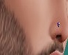Diamond Nose Stud Purple