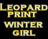 Leopard print wintergirl