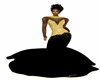 Black and Gold Gown