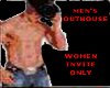 mens outhouse sign