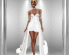 Short White Wedding Gown