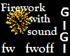 Gold  firework w sound