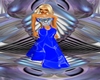 [L] Butterfly Blue Gown