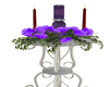 wedding candle purple