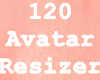 120 Avatar Resizer