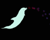Neon Bubble Blow Dolphin