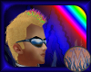 Blond & Rainbow Fauxhawk