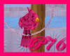 [P76]Pink Bird on a Hoop