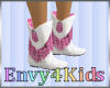 Kids Pink  Cutie Boots