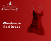 Winehouse Red Dress