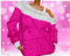 Pink/White Sweater