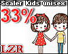 Scaler Kids Unisex 33%