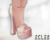 Metallic Sandals Pink