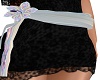 sash satin belt + flower