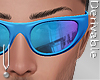 -V- Blue Sport Glasses M