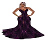 shocking purple gown