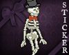 Skeleton Groom Sticker