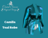 Camila Teal Robe