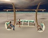 Beach Swing Lounger Set