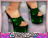 (L)Gun Heels: Green