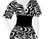 Zebra Flutter Dress