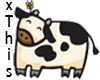 *xThis* Cow Sticker