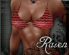*R* Bikini Summer 2 Red