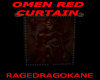 OMEN RED CURTAIN
