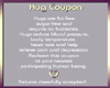 Hug Coupon