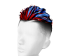Red Blue Hair Male