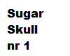 goth girl sugar skull