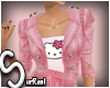 *N Pink Layerable Jacket