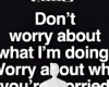 Don't worry background