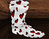 Heart Socks Slouchy 2 M