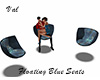Blue Floating Seats
