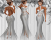 Silver Evening Gown