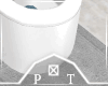 Gray Bathroom Toilet Rug