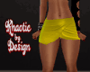 Wrap skirt yellow