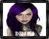 Dark Purple Sleek Hair