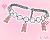 p. gummy pink necklace