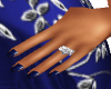 Blue Fingernails