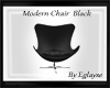 modern chair black 