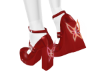 Red Butterfly Heels